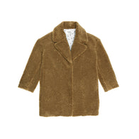 The New Society Freya Kid's Teddy Shearling Coat Camel | BIEN BIEN www.bienbienshop.com