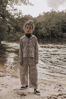 The New Society Eduard Kid's Cotton Wide Leg Pajama Pants Plum Liberty | BIEN BIEN www.bienbienshop.com