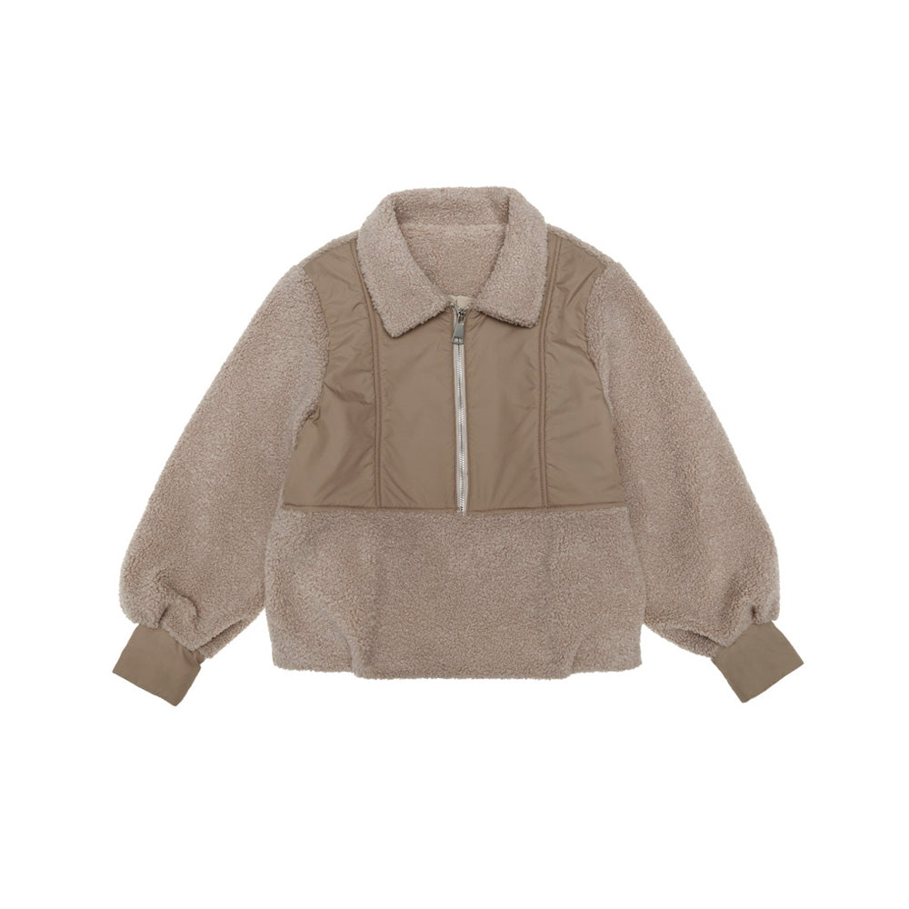 The New Society Austin Kid's Teddy Pullover Sweater Camel | BIEN BIEN www.bienbienshop.com