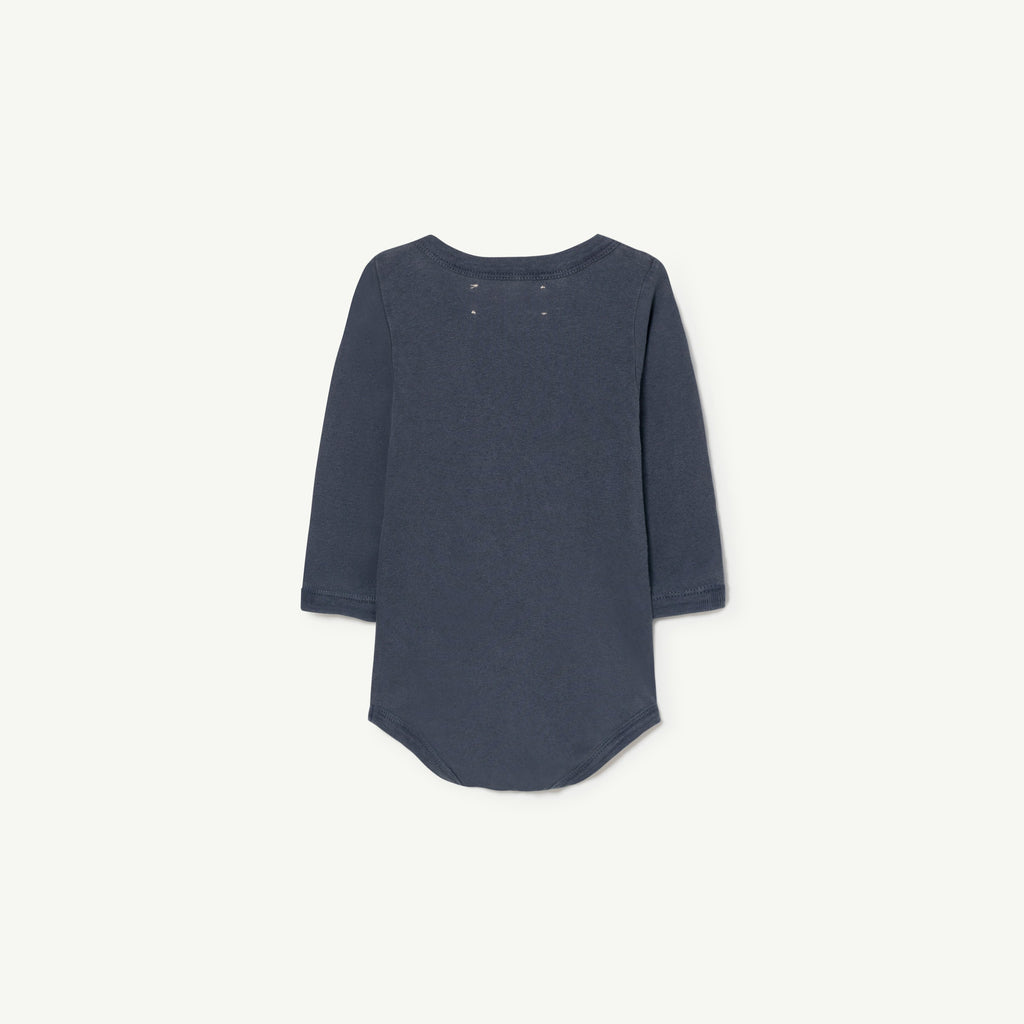 The Animals Observatory Wasp Baby Body Onesie Deep Navy Blue Northern Lights | BIEN BIEN bienbienshop.com