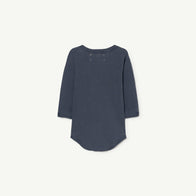 The Animals Observatory Wasp Baby Body Onesie Deep Navy Blue Northern Lights | BIEN BIEN bienbienshop.com