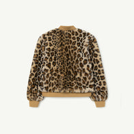 The Animals Observatory Lion Kid's Jacket Brown Animal Print Leopard Cheetah Faux Fur | BIEN BIEN bienbienshop.com
