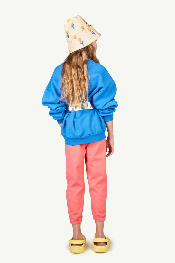 The Animals Observatory Triton Kid's Printed Bucket Hat White Flower | BIEN BIEN bienbienshop.com