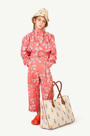 The Animals Observatory Triton Kid's Printed Bucket Hat White Flower | BIEN BIEN bienbienshop.com