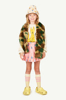 The Animals Observatory Bear Kid's Sweatshirt White Yellow Cat | BIEN BIEN bienbienshop.com