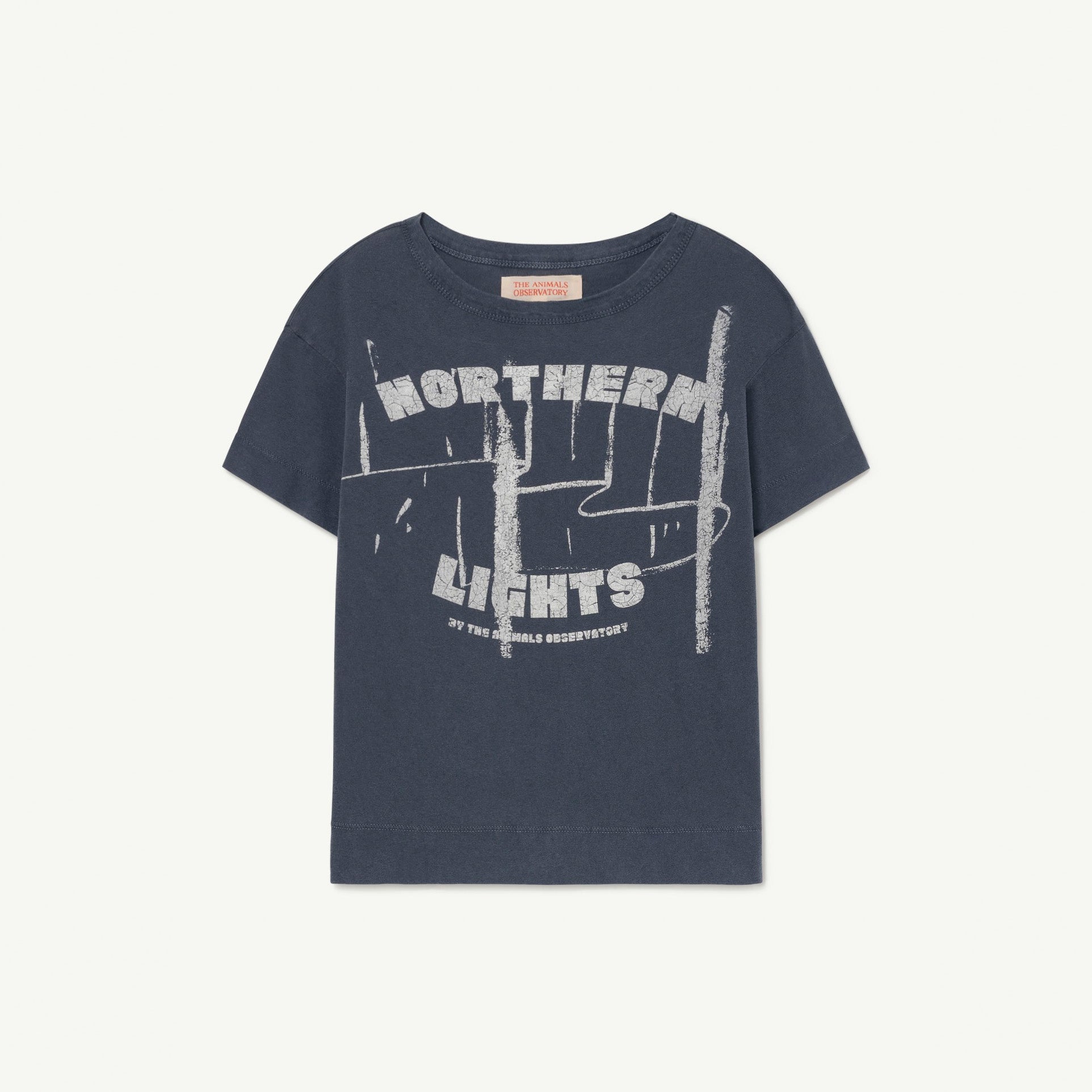 The Animals Observatory Rooster Kid's Tee Deep Navy Blue Northern Lights | BIEN BIEN bienbienshop.com