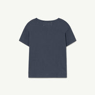The Animals Observatory Rooster Kid's Tee Deep Navy Blue Northern Lights | BIEN BIEN bienbienshop.com