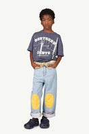 The Animals Observatory Rooster Kid's Tee Deep Navy Blue Northern Lights | BIEN BIEN bienbienshop.com