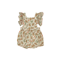 The New Society Indiana Print Baby Crossback Ruffle Romper Floral | BIEN BIEN bienbienshop.com