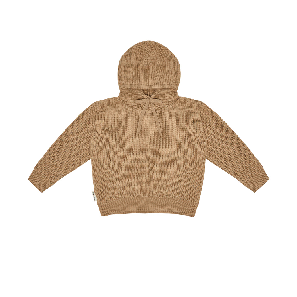Rib Kid's Knit Hoodie