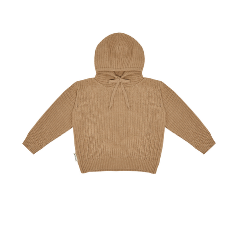 Rib Kid's Knit Hoodie