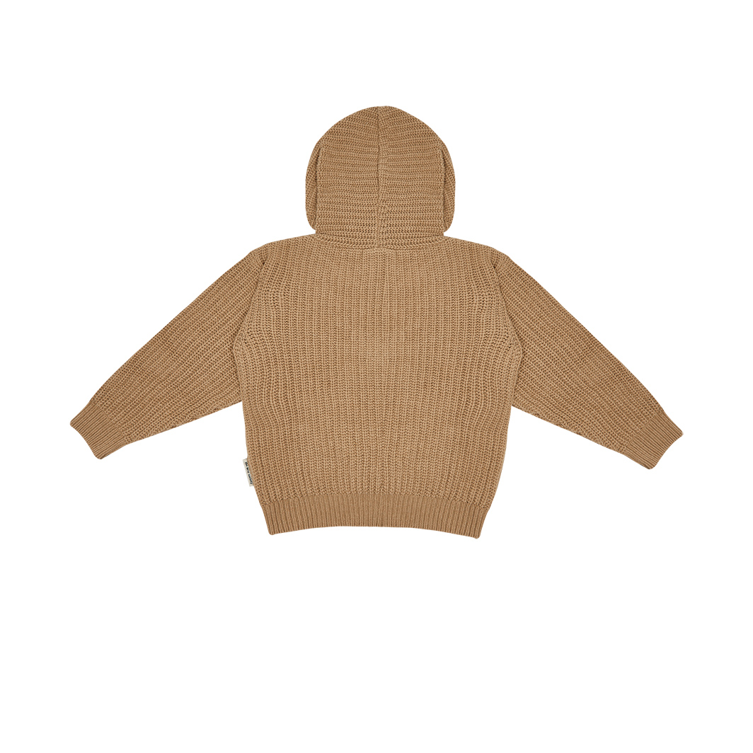 Rib Kid's Knit Hoodie