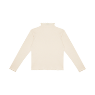 NEW The New Society Betsy Kid's Long Sleeve Mock Neck Tee Natural | BIEN BIEN bienbienshop.com
