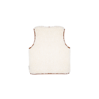 NEW The New Society Wool Kid's Teddy Waistcoat Vest Natural Ivory