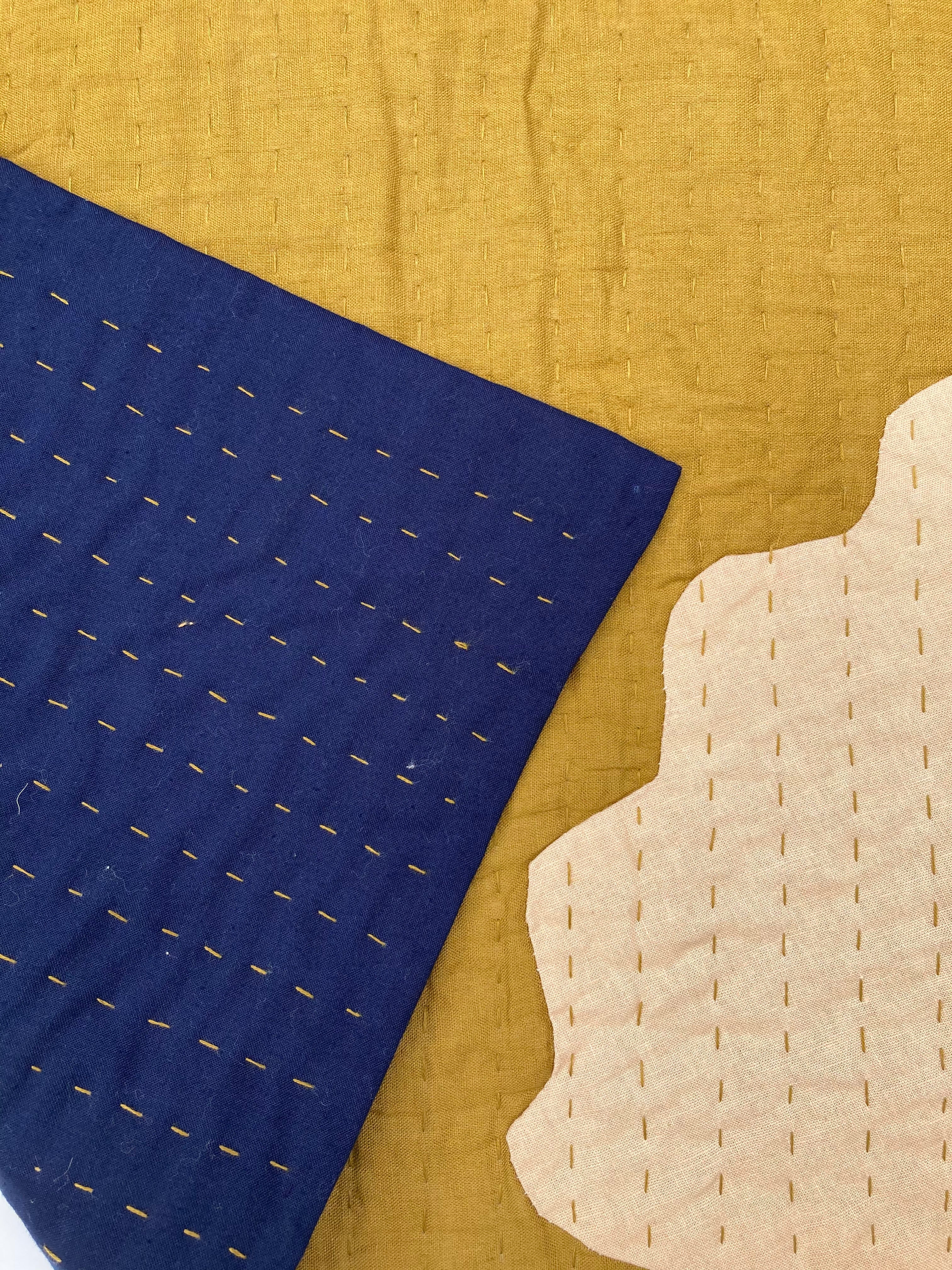 Vanessa Chow Ocean Pacific West Two Shells Quilt Golden | BIEN BIEN