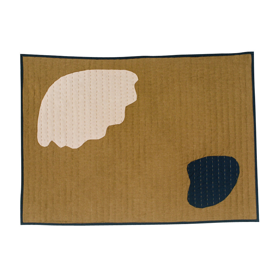 Vanessa Chow Ocean Pacific West Two Shells Quilt Golden | BIEN BIEN