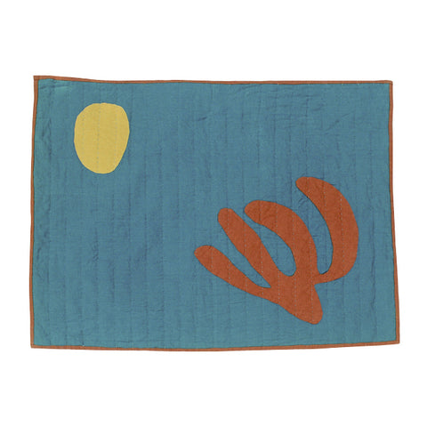 Vanessa Chow Ocean Pacific West Rust Octopus Quilt | BIEN BIENVanessa Chow Ocean Pacific West Rust Octopus Quilt Blue | BIEN BIEN