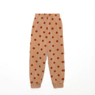 New Weekend House Kids Dots Jogger Lounge Pant Camel Red | BIEN BIEN bienbienshop.com
