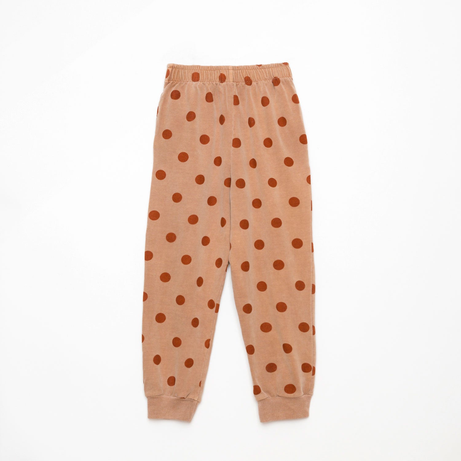 New Weekend House Kids Dots Jogger Lounge Pant Camel Red | BIEN BIEN bienbienshop.com