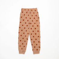 New Weekend House Kids Dots Jogger Lounge Pant Camel Red | BIEN BIEN bienbienshop.com