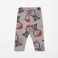 Weekend House Kids Octopus Printed Cotton Legging Grey | BIEN BIEN bienbienshop.com