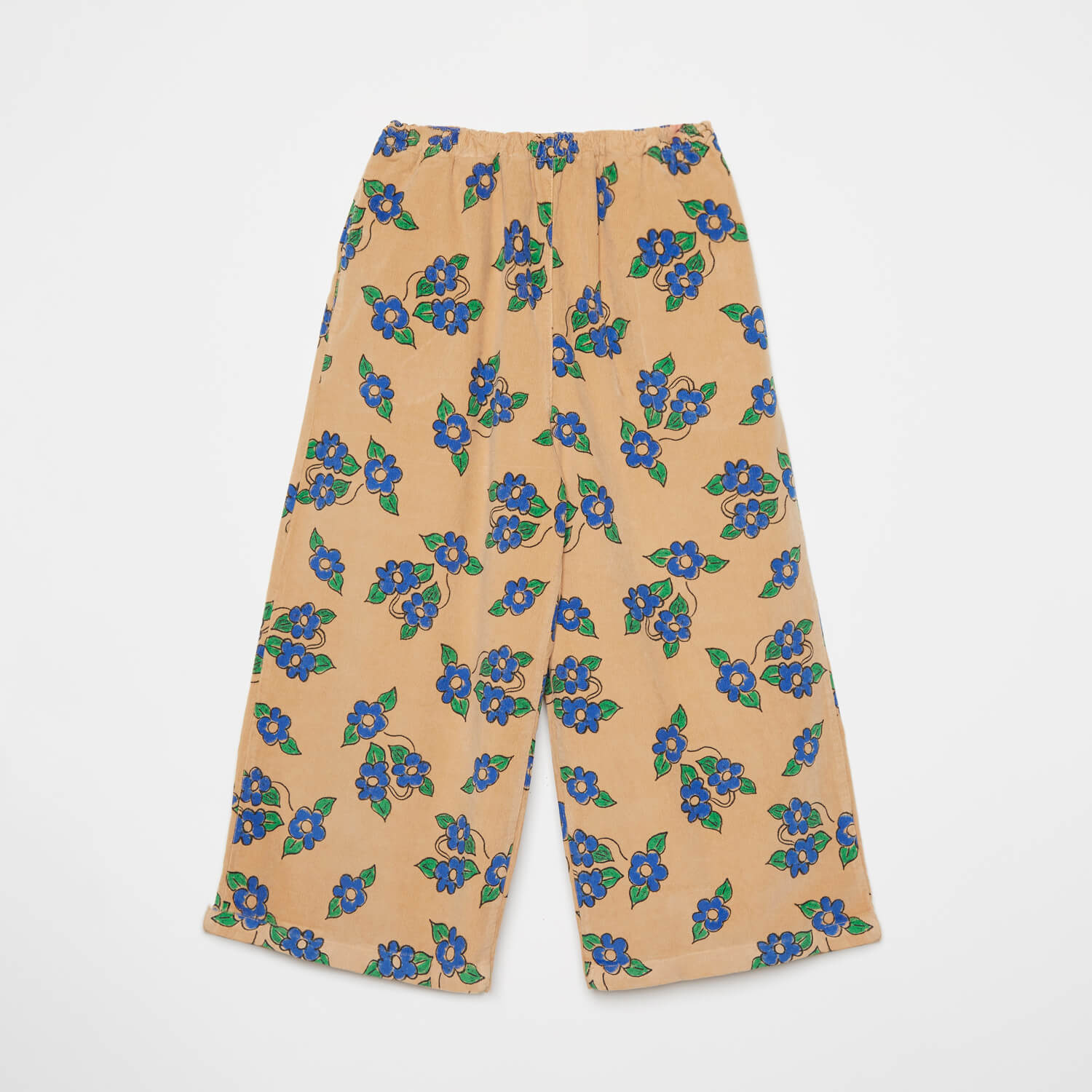 Weekend House Kids Flower Printed Wide Leg Trousers Sand | BIEN BIEN bienbienshop.com