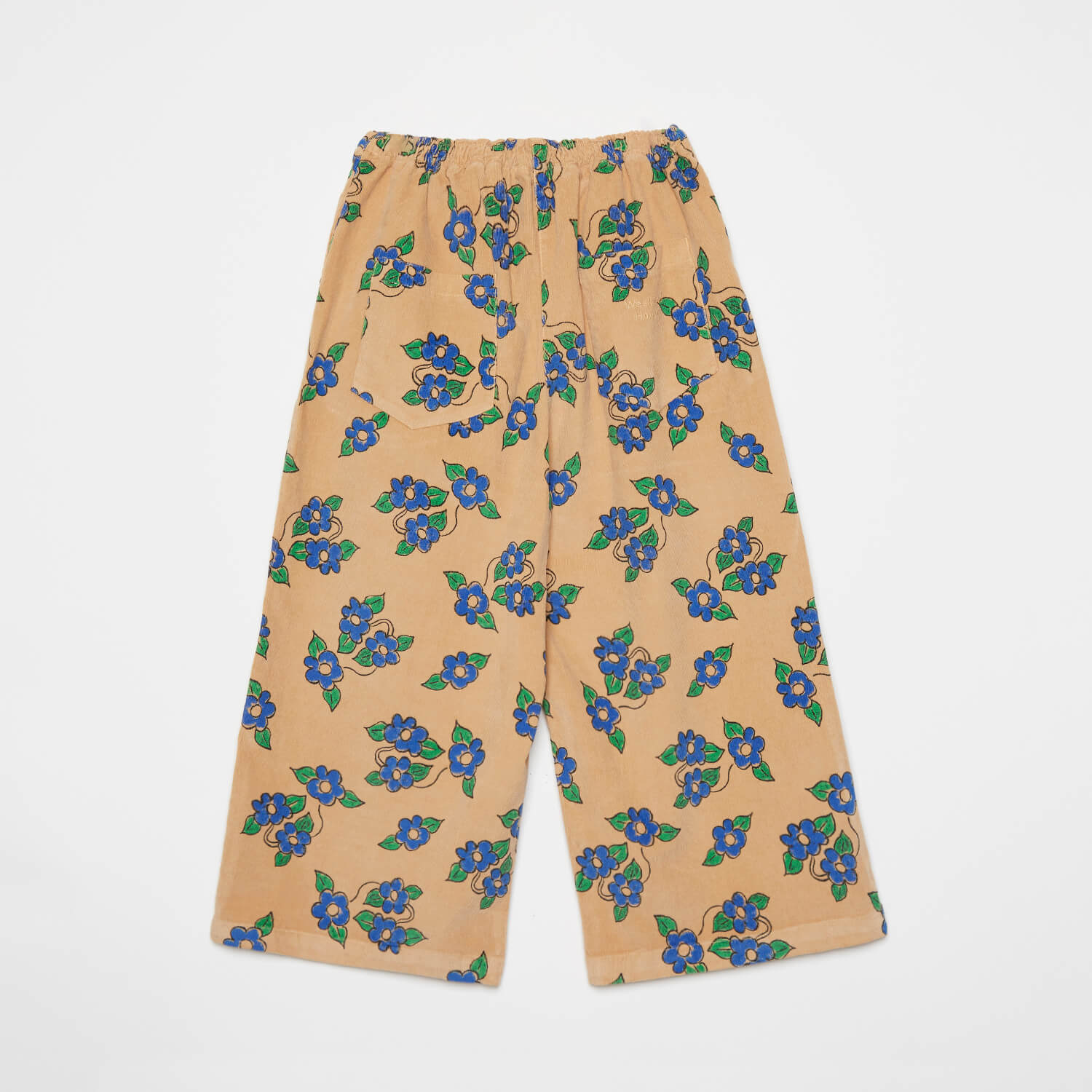 Weekend House Kids Flower Printed Wide Leg Trousers Sand | BIEN BIEN bienbienshop.com