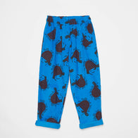 Weekend House Kids Turtle Printed Corduroy Pants Royal Blue | BIEN BIEN bienbienshop.com