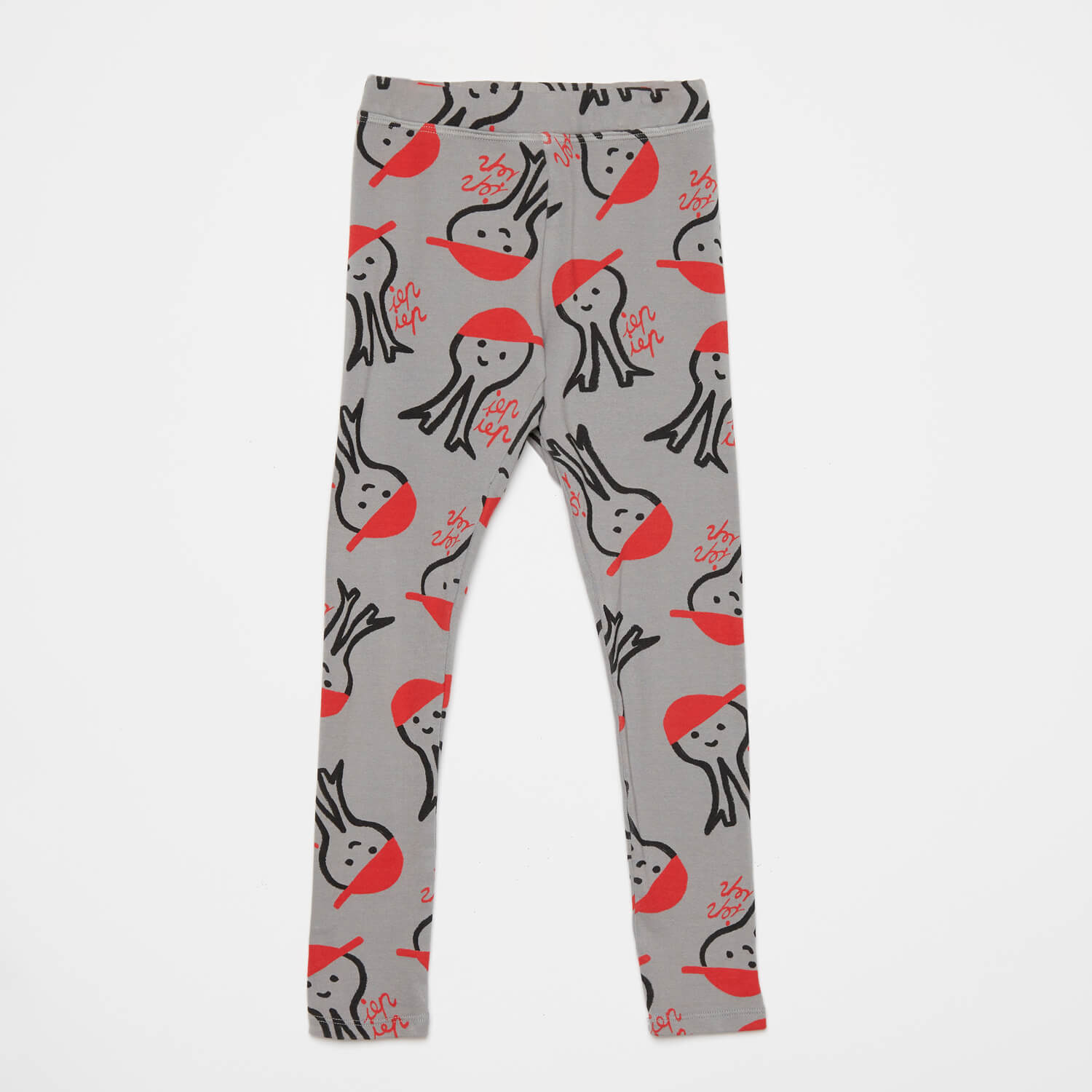 Weekend House Kids Lep Lep Octopus Cotton Leggings Grey | BIEN BIEN bienbienshop.com