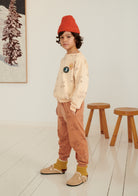 Weekend House Kids Peggy Kid's Pant Brick Organic Cotton | BIEN BIEN bienbienshop.com