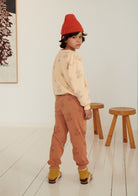 Weekend House Kids Peggy Kid's Pant Brick Organic Cotton | BIEN BIEN bienbienshop.com