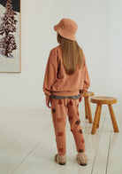 NEW Weekend House Kids Peggy Kid's Sweatshirt Brick Organic Cotton | BIEN BIEN bienbienshop.com