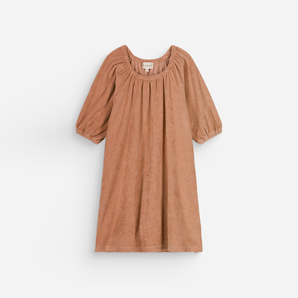 NEW We Are Kids Jeanne Kid's Terry Dress Sunkiss | BIEN BIEN bienbienshop.com
