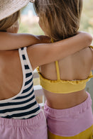 We Are Kids Alice Smocked Bikini Top Happy Curry NEW | BIEN BIEN bienbienshop.com