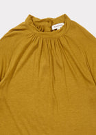 Caramel Beetle Kid's Jersey Blouse in Ochre | BIEN BIEN
