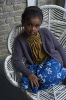 Caramel Beetle Kid's Jersey Blouse in Ochre | BIEN BIEN