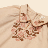 Apolina Joan Embroidered Blouse Almond | BIEN BIEN