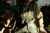 SALE Apolina Bibi Children's Embroidered Dungaree Jumpsuit / BIEN BIEN bienbienshop.com