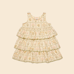 Apolina kids wendy dress patchwork　3-5y 公式限定 apolina アポリナ Wendy Dress Patchwork 3-5y パッチ