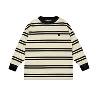 Main Story UK Kid's Band T-shirt Angora Stripe | Organic Cotton | BIEN BIEN