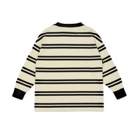 Main Story UK Kid's Band T-shirt Angora Stripe | Organic Cotton | BIEN BIEN