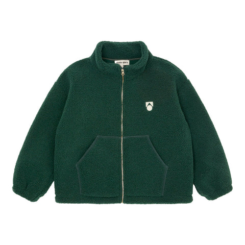 Main Story UK Kid's Fleece Jacket Bottle Green | BIEN BIEN