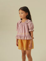 Apolina Betsy Kid's Embroidered Blouse Lavender | BIEN BIEN bienbienshop.com