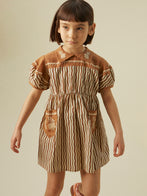 Apolina Nellie Kid's Dress Poppit Stripe | BIEN BIEN bienbienshop.com