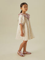 Apolina Zabina Kid's Dress Corwen Calico Milk | BIEN BIEN bienbienshop.com