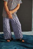 Misha & Puff Baby & Kid's Wake Terre Pant Pewter Knit Pima Cotton | BIEN BIEN bienbienshop.com