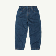 Main Story UK Kid's Tapered Jean Washed Denim Indigo ~ BIEN BIEN ~