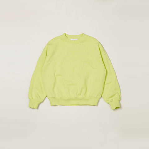 Main Story UK Kid's Bubble Sweatshirt Daiquiri Acid Yellow Fleece | BIEN BIEN bienbienshop.com