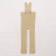 Misha & Puff Baby Rib Longies Overall Alabaster Merino Wool | BIEN BIEN