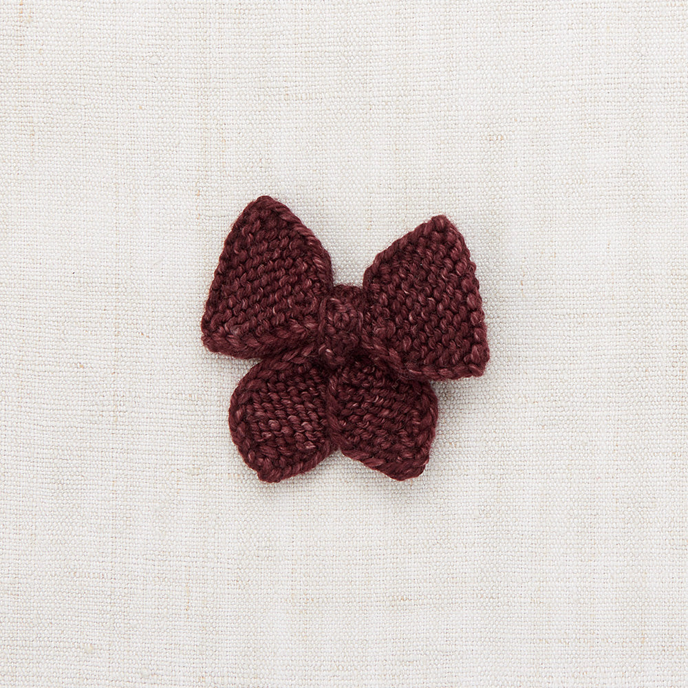 Misha & Puff Medium Puff Bow Fig| BIEN BIEN